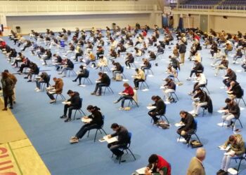 Uno de los exámenes de las últimas oposiciones a Policía Local / FOTO: Ayto.