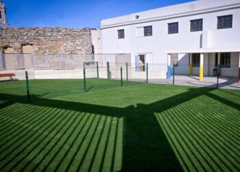 Remozado patio exterior de la guardería / FOTO: Ayto.