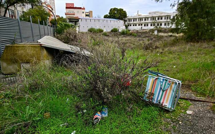 El solar del antiguo Portillo, hoy / FOTO: Eulogio García