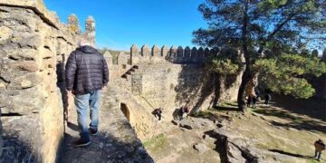 De excursión al Castillo de las Aguzaderas, en El Coronil / FOTO: Acafort