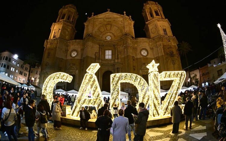 Uno de los atractivos de la Navidad en la plaza de la Catedral / FOTO: Eulogio García