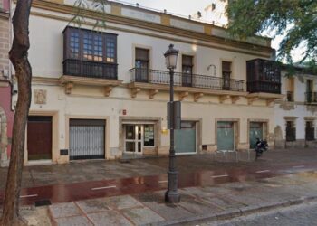 Fachada del edificio pretendido en la calle Ancha