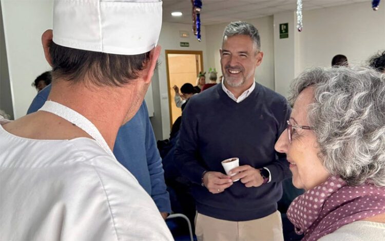 El alcalde en un acto navideño / FOTO: Ayto.