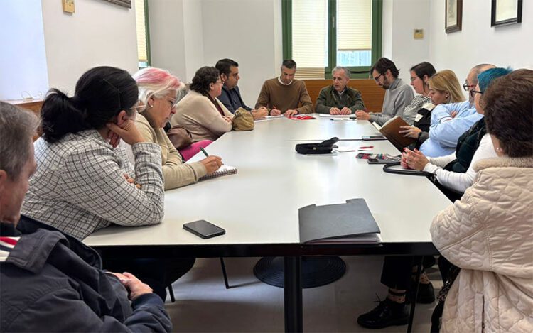 Reunión celebrada en el Ayuntamiento / FOTO: PSOE