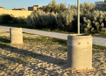 Tubos de hormigón reconvertidos en barbacoas / FOTO: Ayto.