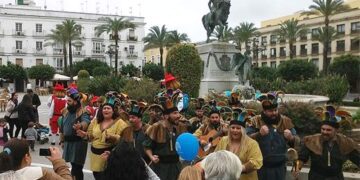 Coplas en la plaza del Arenal en un pasado carnaval / FOTO: Ganemos