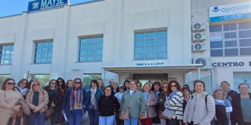 Protesta a las puertas de los locales de Mayse / FOTO: CCOO