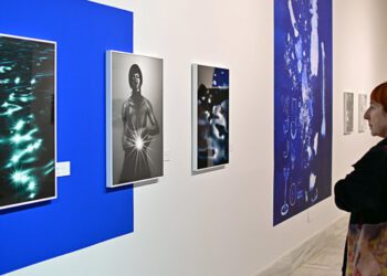 Visita a ‘Inventario de materias frágiles’ / FOTO: Eulogio García