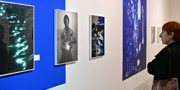 Visita a ‘Inventario de materias frágiles’ / FOTO: Eulogio García