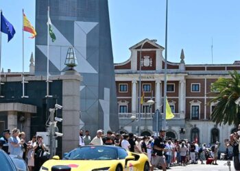 Fachada de la Aduana desde el interior del muelle / FOTO: Eulogio García