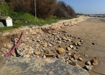 La pérdida de arena es generalizada / FOTO: Ayto.