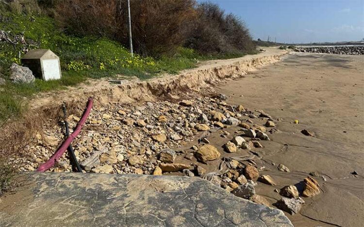 La pérdida de arena es generalizada / FOTO: Ayto.