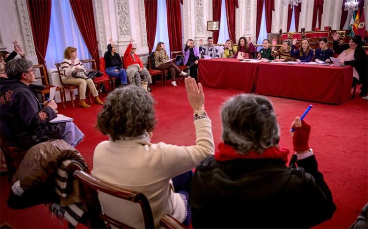 Reunión del Consejo de la Mujer en el salón de plenos / FOTO: Ayto.