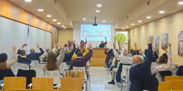 Un momento de la Asamblea del Colegio de Periodistas en Almería / FOTO: CPPA
