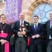 El presidente del Consejo de Cofradías y el alcalde en la recepción del pregonero / FOTO: Eulogio García