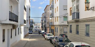 Bajando la calle Bonifaz