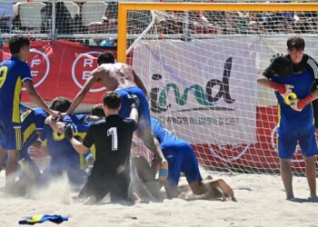 Un pasado campeonato de fútbol playa en la Victoria / FOTO: Eulogio García