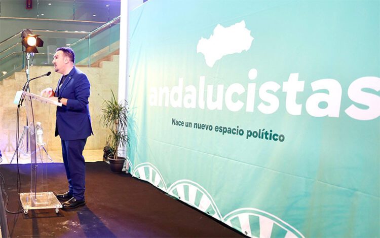 Christopher Rivas durante la pasada presentación de Andalucistas / FOTO: AxSí