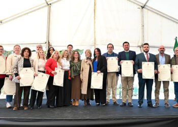 Un momento del acto celebrado en la barriada de Lomopardo / FOTO: Ayto.