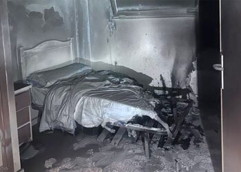 La habitación origen del fuego / FOTO: Ayto.