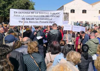Una pasada protesta reclamando el cuarto ambulatorio / FOTO: Plataforma La Cucarela