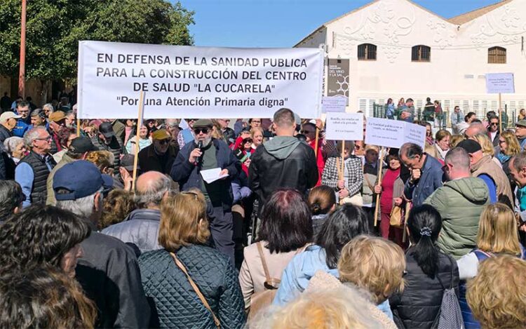 Una pasada protesta reclamando el cuarto ambulatorio / FOTO: Plataforma La Cucarela