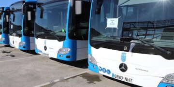 Ultima remesa de autobuses Mercedes / FOTO: Ayto.