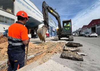 Nuevas zanjas en el polígono roteño / FOTO: Ayto.