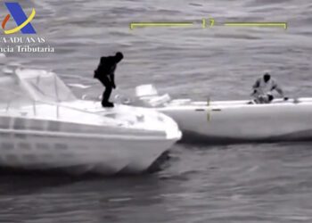 Imágenes de la operación distribuidas por Vigilancia Aduanera