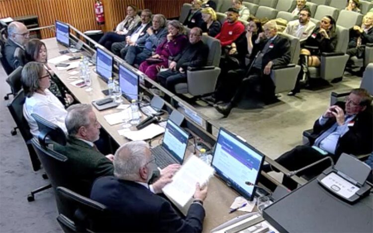 Un momento del acto en la sala Clara Campoamor / FOTO: UCA