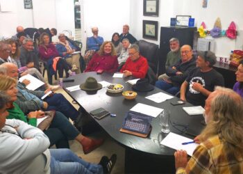 Un momento de la reunión de representantes de colectivos / FOTO: Ustea