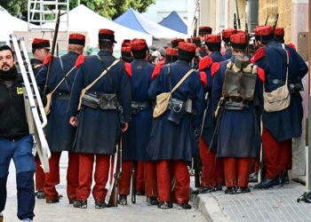 Preparando una de las escenas de ‘The young Sherlock’ rodadas en Cádiz / FOTO: Eulogio García