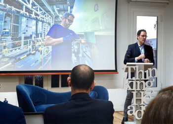 Un momento del acto en la sede de Thinking Heads / FOTO: CEC