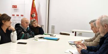 Un momento de la reunión en la Casa del Pueblo / FOTO: PSOE