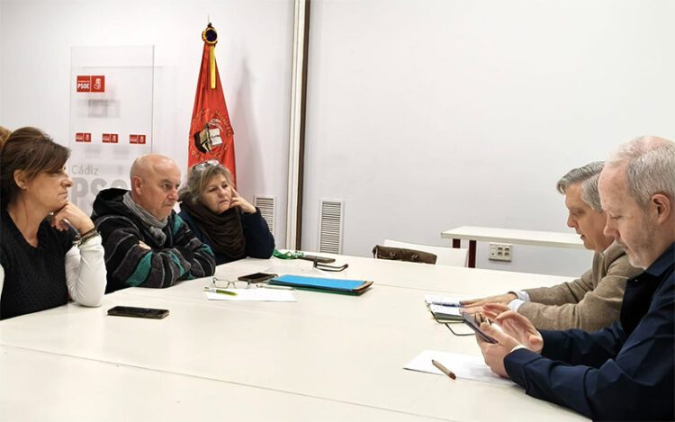 Un momento de la reunión en la Casa del Pueblo / FOTO: PSOE
