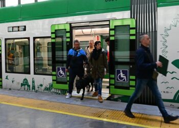 Llegando a la estación de la capital / FOTO: Eulogio García