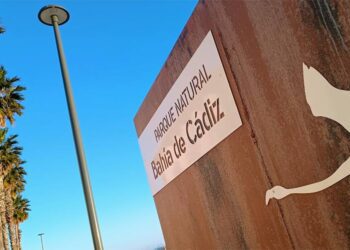 Señal del Parque Natural en Puerto Real / FOTO: DBC