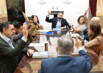 Votando en el consejo rector del IMD / FOTO: Ayto.