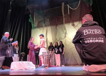 La compañía portuense en sus ensayos / FOTO: Grupo Balbo