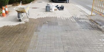 Pasados trabajos en el acerado de la ciudad / FOTO: Ayto.