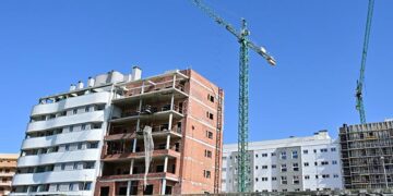 Varias de las promociones que se construyen en Los Chinchorros / FOTO: Eulogio García