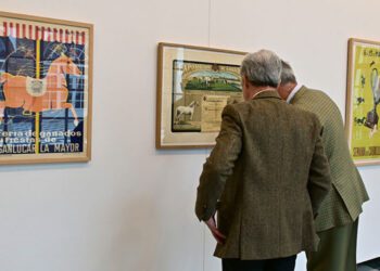 Curioseando entre carteles / FOTO: Eulogio García