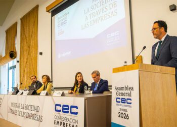 Durante el discurso del presidente de la CEC / FOTO: CEC