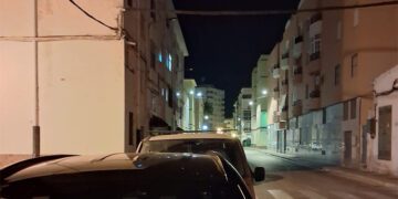 Calle de El Puerto con carencias de alumbrado / FOTO: Flave
