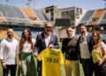 Escenificando el acuerdo en el mismo estadio / FOTO: Cádiz CF