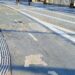 Un tramo desgastado del carril junto a La Caleta / FOTO: AIG