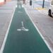 Detalle de un tramo del carril bici sobre el soterramiento / FOTO: DBC