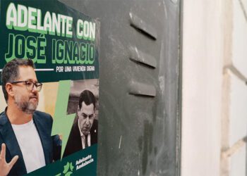 Cartel de Adelante Andalucía en El Puerto / FOTO: DBC