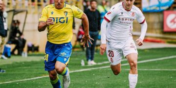 El canterano Juan Díaz, MVP del partido / FOTO: Cádiz CF