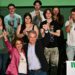 Montero y Zapatero saludan a la 'afición' / FOTO: Eulogio García